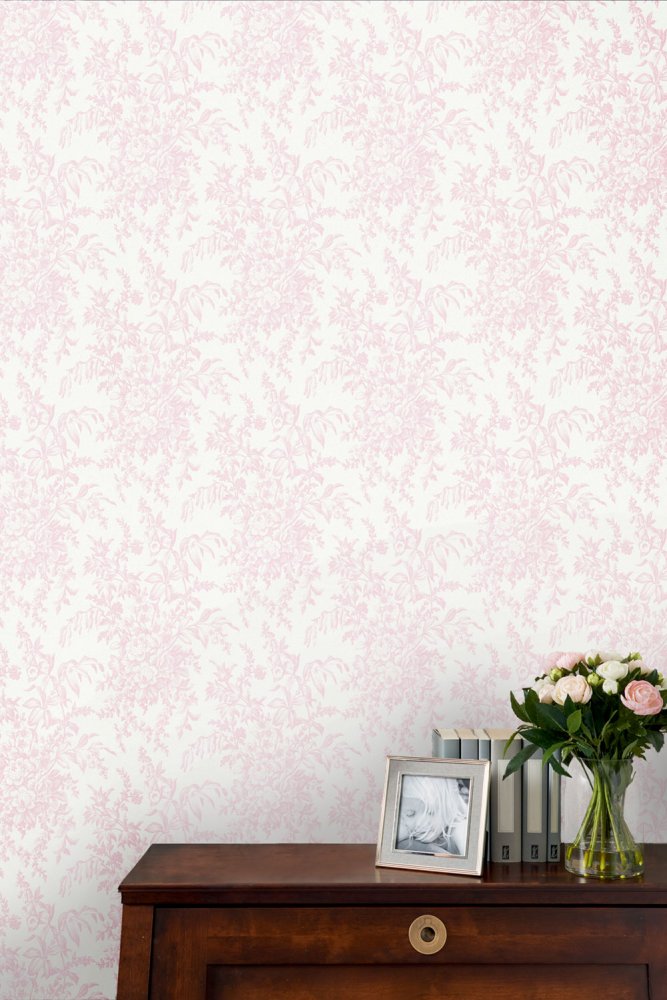 Non-woven wallpaper flowers 114901, Laura Ashley 2, Graham & Brown