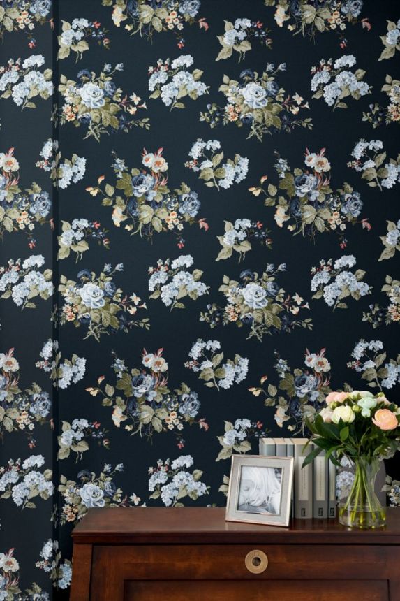 Non-woven wallpaper flowers 114898 Laura Ashley 2, Graham & Brown