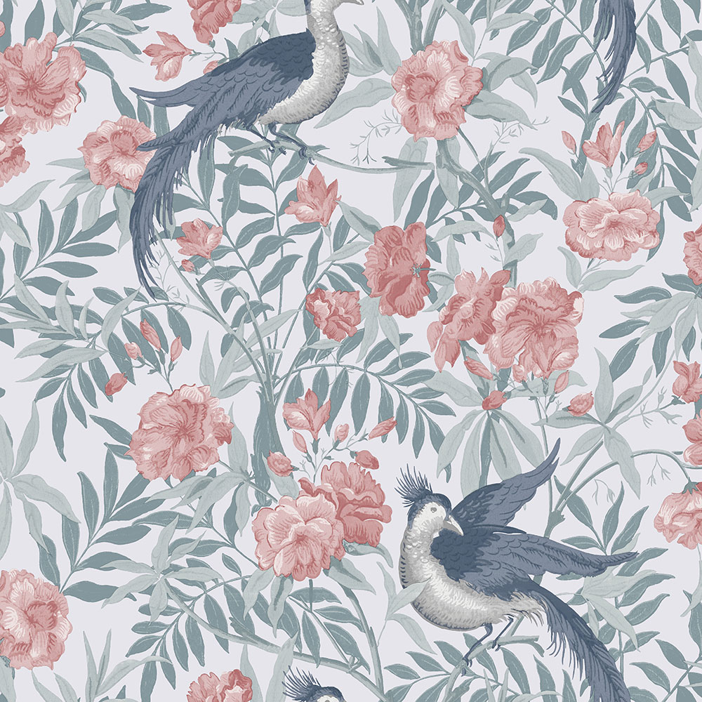 Non-woven wallpaper flowers 114895, Laura Ashley 2, Graham & Brown