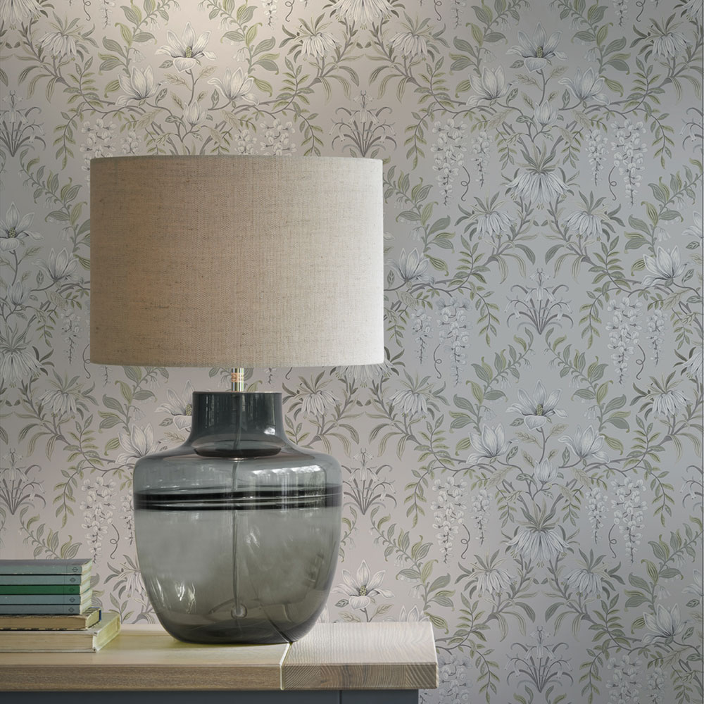 Non-woven wallpaper flowers 113406, Laura Ashley, Graham & Brown