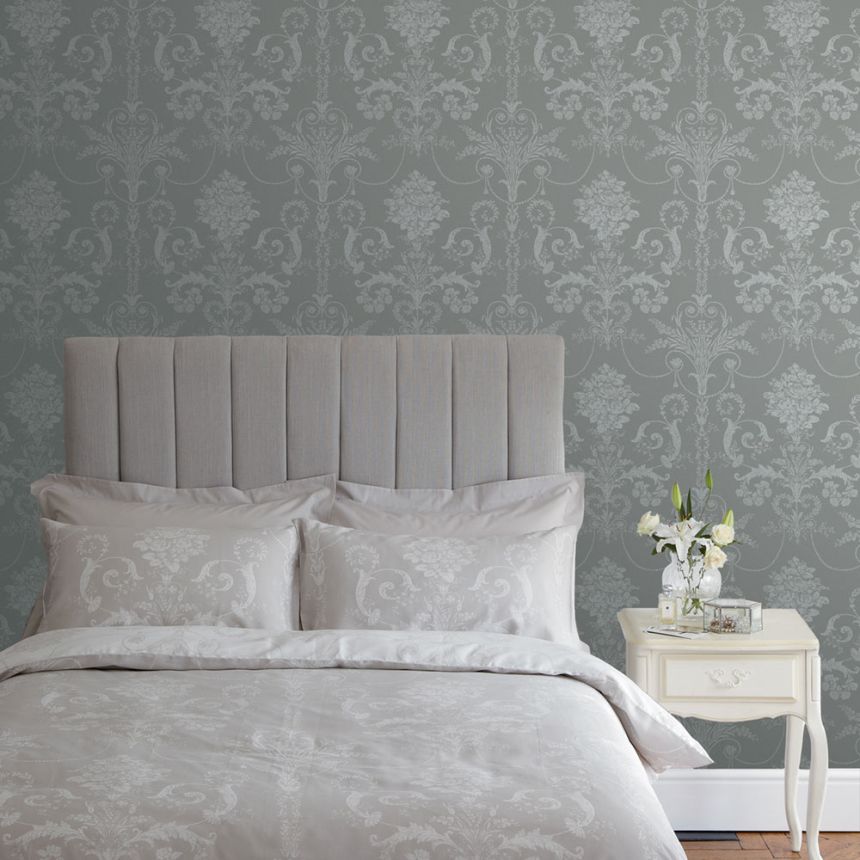 Non-woven baroque wallpaper 113383, Laura Ashley, Graham & Brown