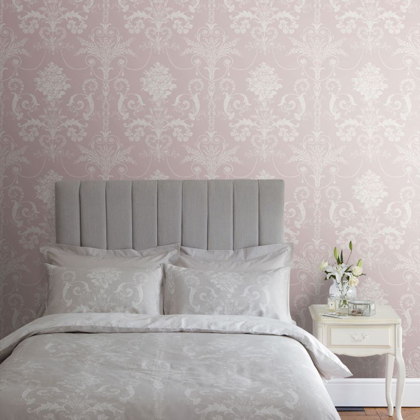 Non-woven baroque wallpaper 113381, Laura Ashley, Graham & Brown