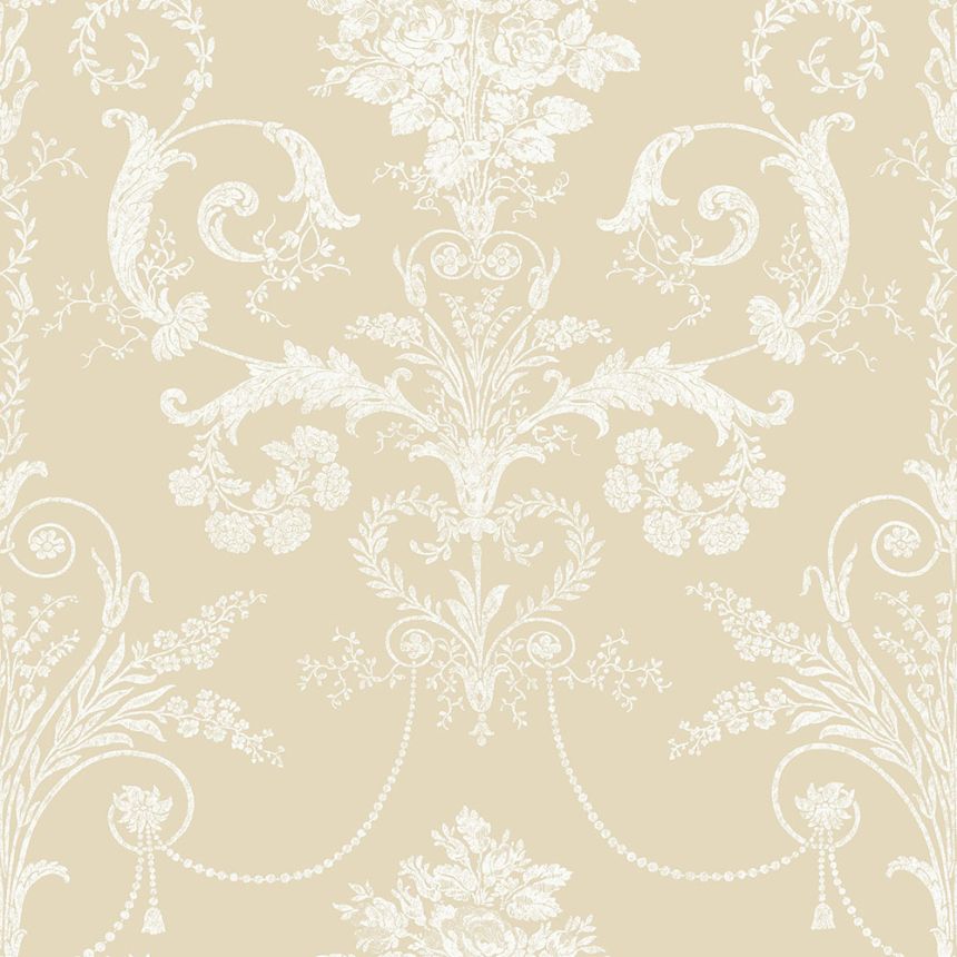 Non-woven wallpaper with floral ornaments 113384, Laura Ashley, Graham & Brown