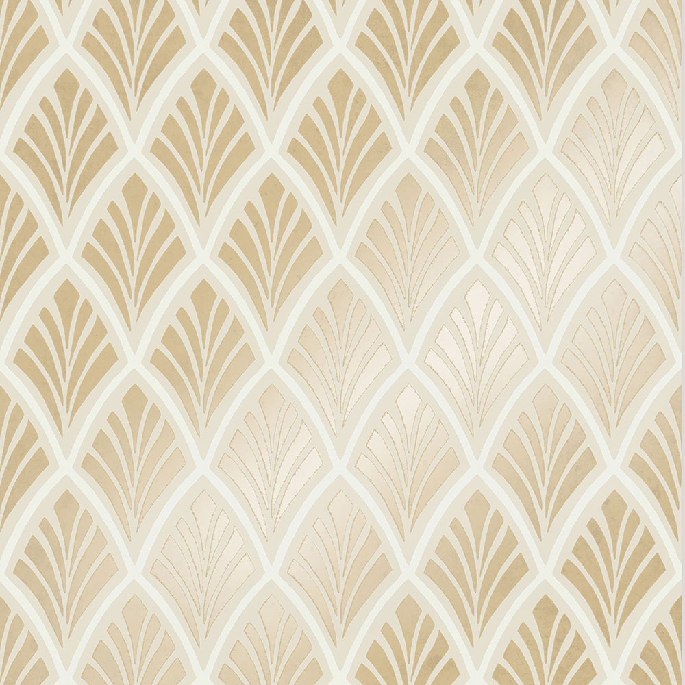 Non-woven geometric pattern wallpaper 113375, Laura Ashley, Graham & Brown