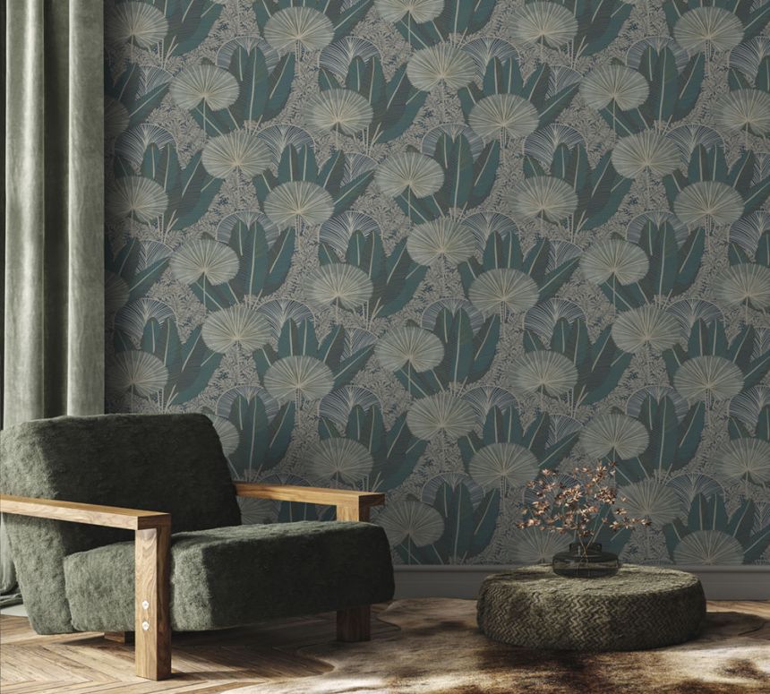 Non-woven wallpaper flowers  A54701, Premium Selection, Vavex