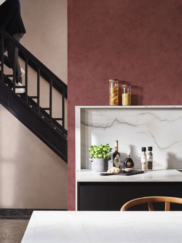 Gray stucco plaster effect wallpaper, 221050, Imagine, BN Walls