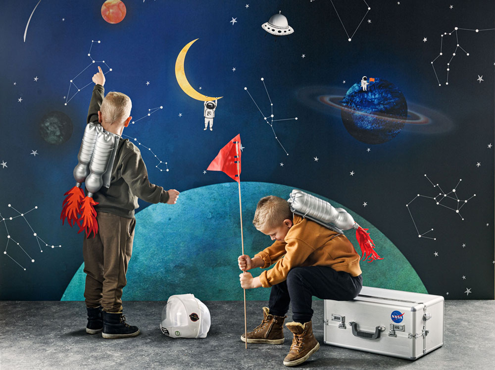 Children's wall mural Universe 300438, 400 x 280cm, Doodleedo, BN Walls