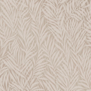 Beige non-woven wallpaper, Leaves, M52507, Adéle, Ugépa