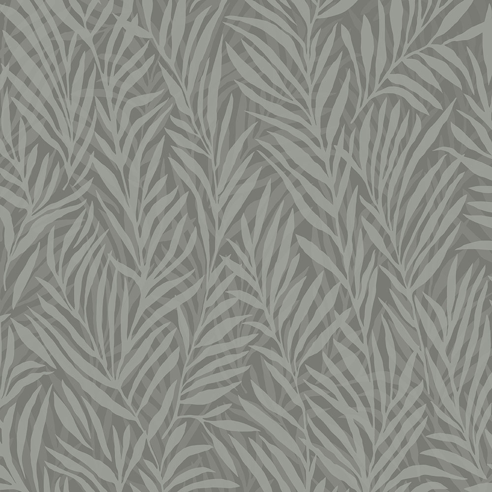 Green non-woven wallpaper, Leaves, M52504, Adéle, Ugépa