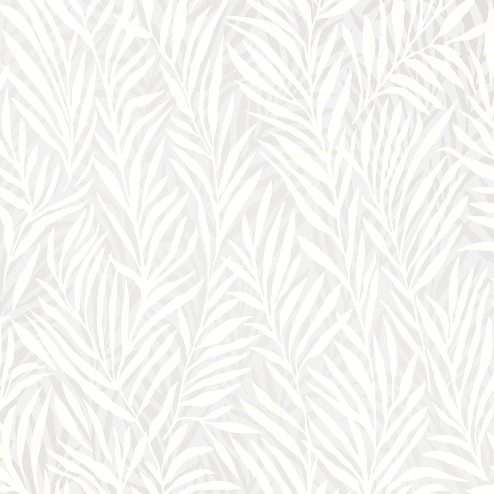 Gray non-woven wallpaper, Leaves, M52500, Adéle, Ugépa