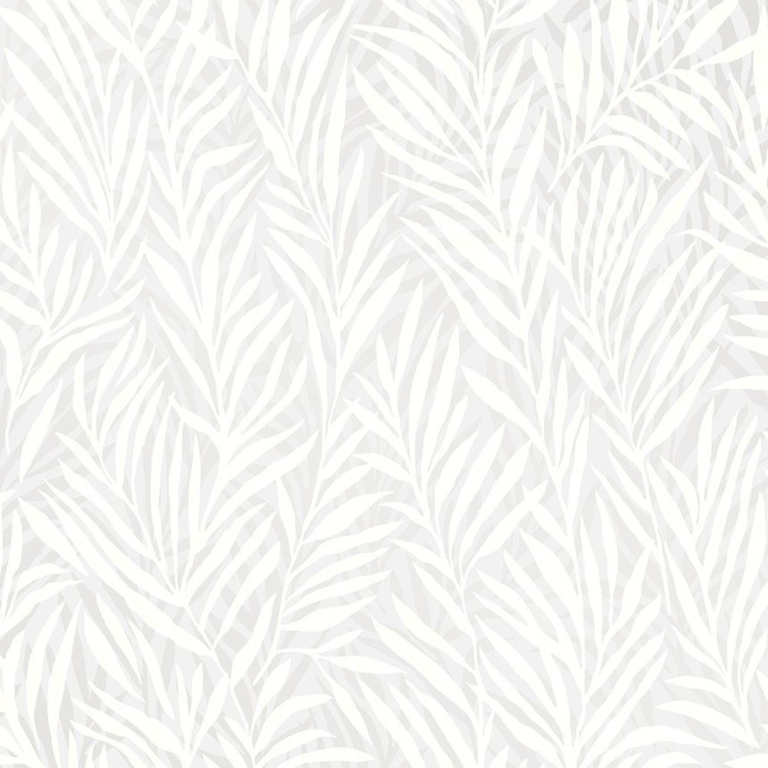 Gray non-woven wallpaper, Leaves, M52500, Adéle, Ugépa