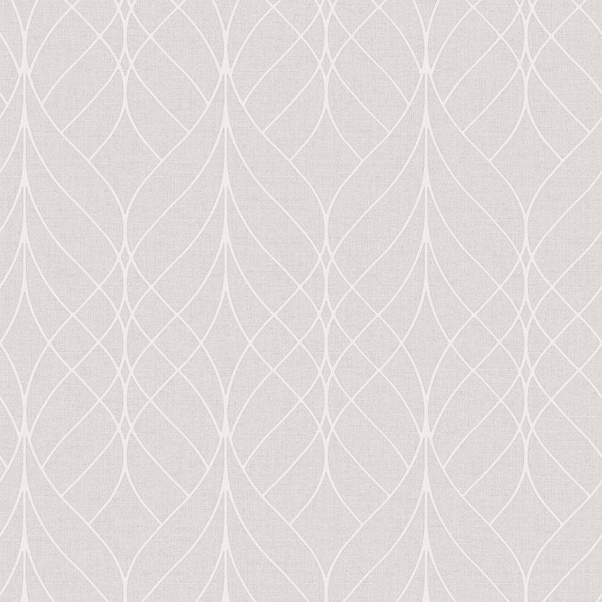 Beige geometric non-woven wallpaper, M41907, Adéle, Ugépa