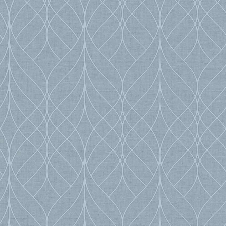 Blue geometric non-woven wallpaper, M41901, Adéle, Ugépa