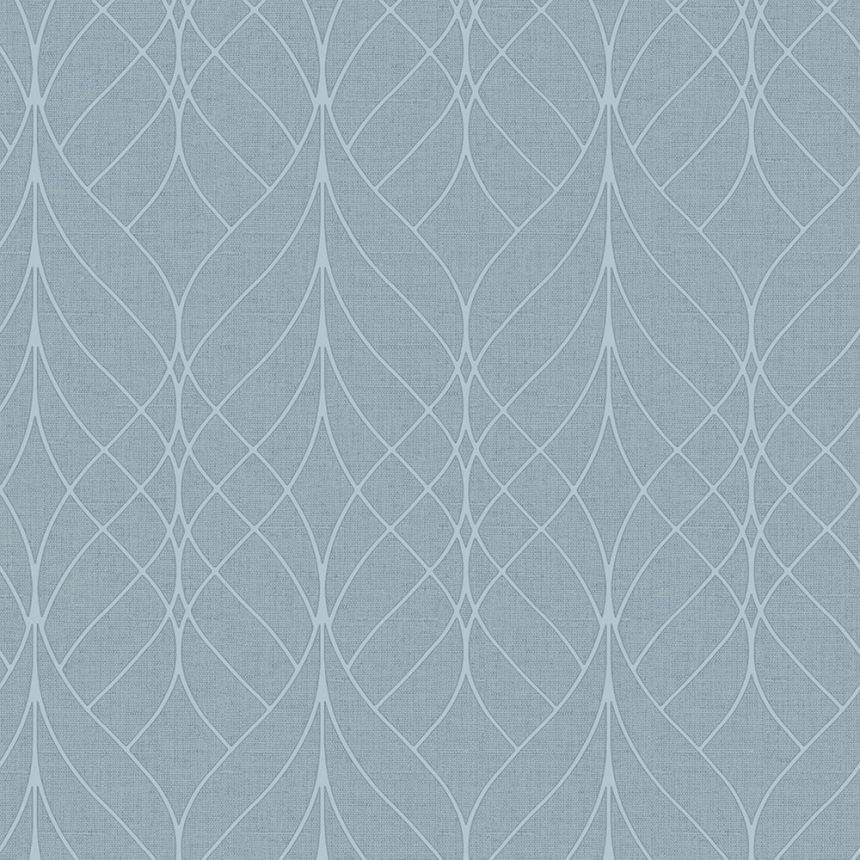 Blue geometric non-woven wallpaper, M41901, Adéle, Ugépa