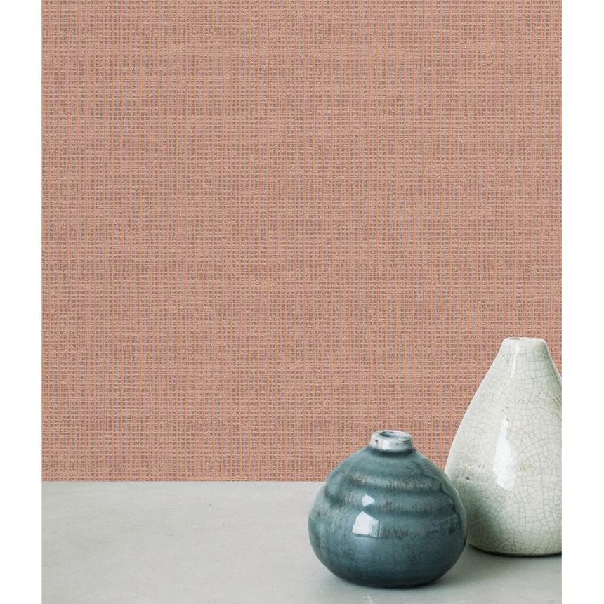 Textured brick-red non-woven wallpaper A47009, Vavex 2024