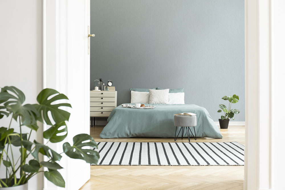 Blue non-woven wallpaper 100249, Vavex 2025