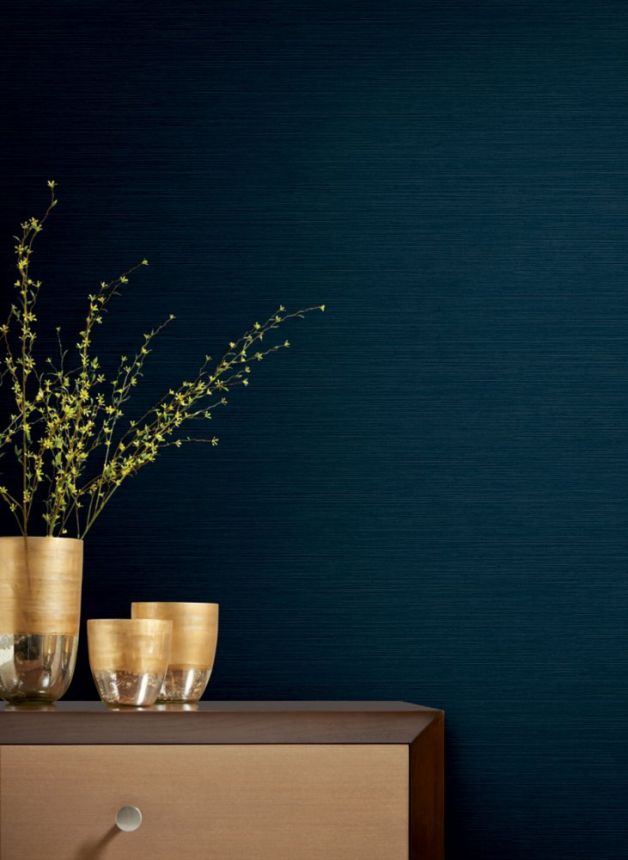 Dark blue wallpaper, imitation of coarser fabric Y6200907, Dazzling Dimensions 2, York