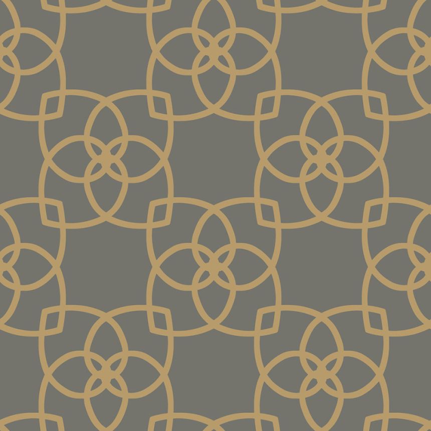 Luxury brown-gold wallpaper with ornaments Y6200204, Dazzling Dimensions 2, York