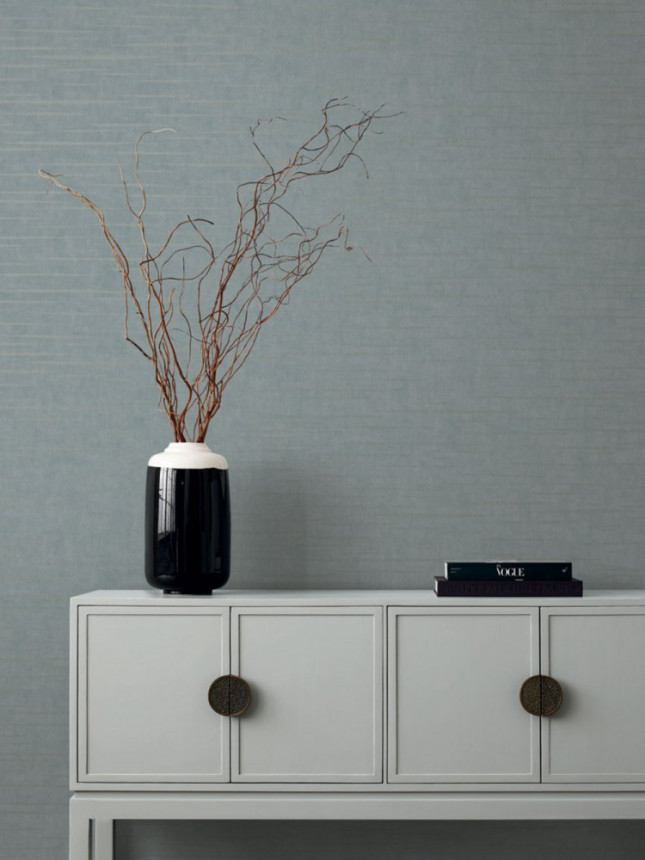 Grey-blue striped wallpaper - silver stripes DD3764, Dazzling Dimensions 2, York