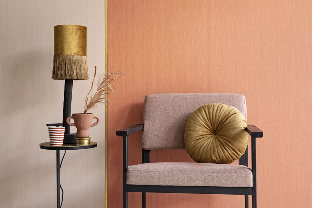 Red non-woven wallpaper, 220977, Preloved, BN Walls