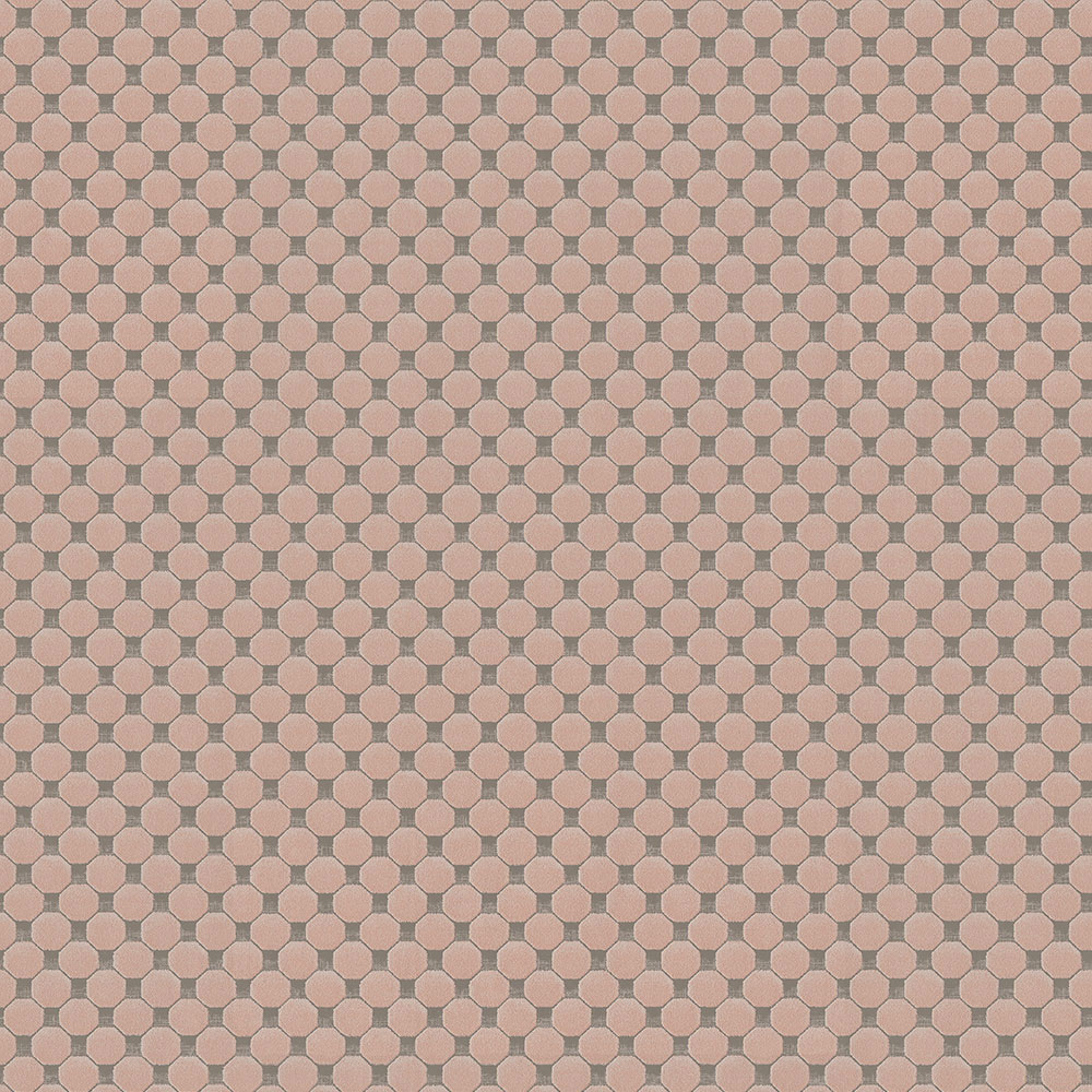 Pink geometric pattern wallpaper, 220964, Preloved, BN Walls