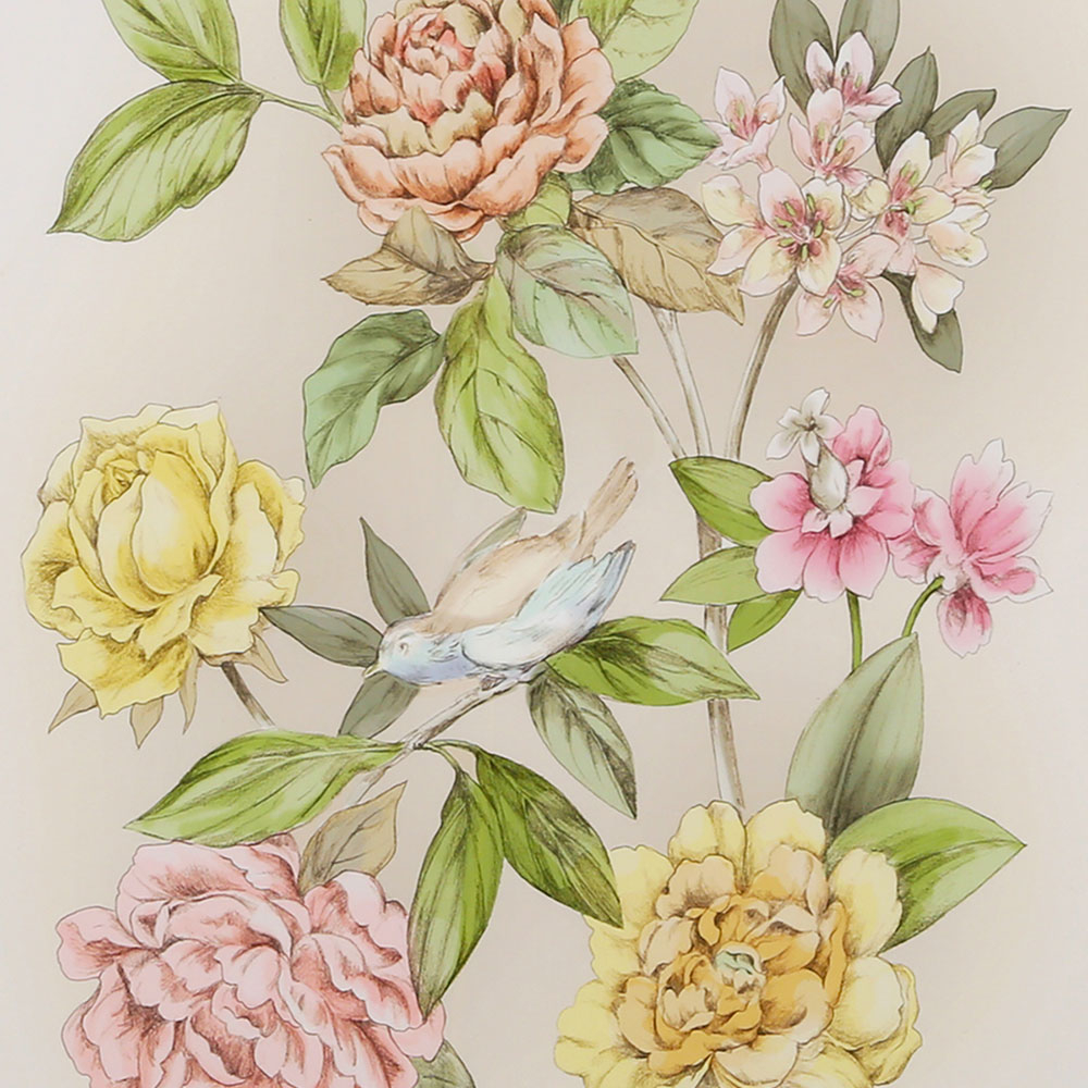 Printed canvas, framed Roisin natural 115770, Laura Ashley, Graham Brown