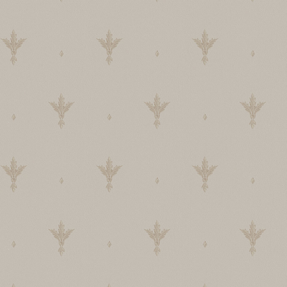 Beige non-woven baroque wallpaper, Z66849, Satin Flowers, Zambaiti Parati