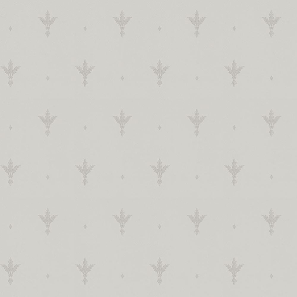 White non-woven baroque wallpaper, Z66847, Satin Flowers, Zambaiti Parati