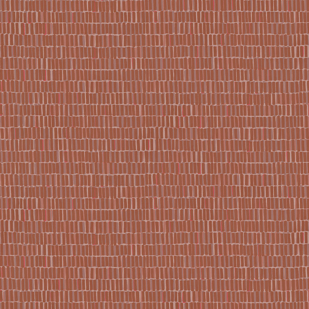 Brick red graphic wallpaper 221245, The Marker, BN Walls