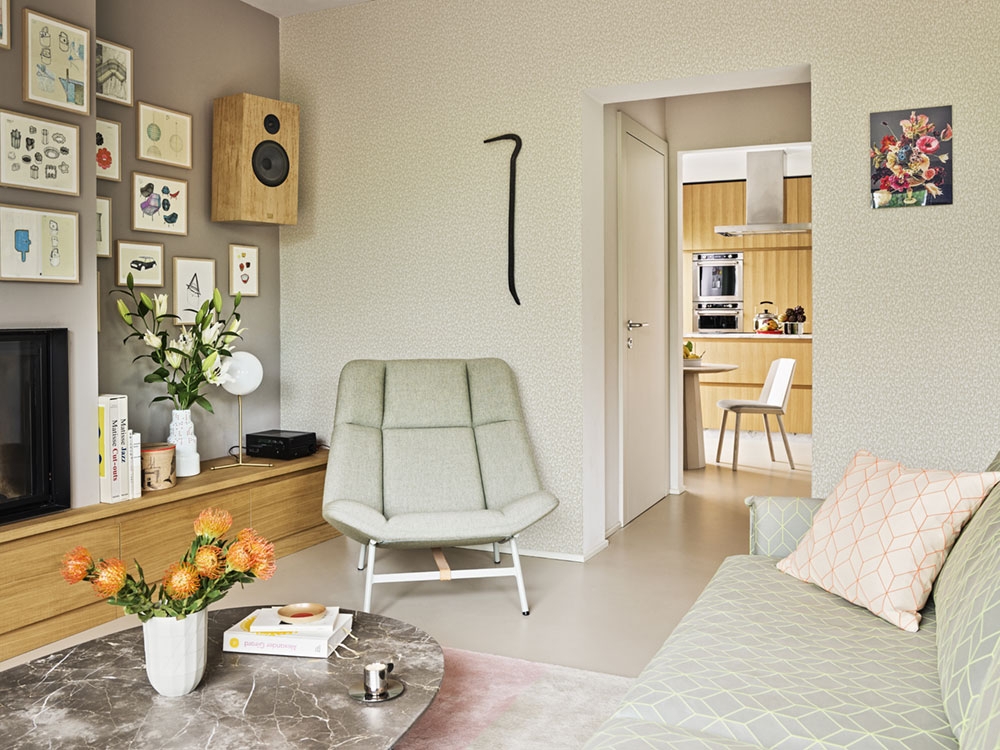 Cream graphic wallpaper 221250, The Marker, BN Walls