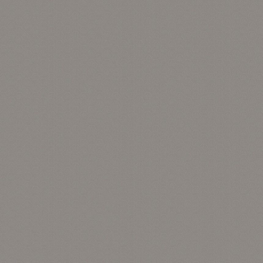 Gray wallpaper with geometric patterns Z80060 Philipp Plein, Zambaiti Parati