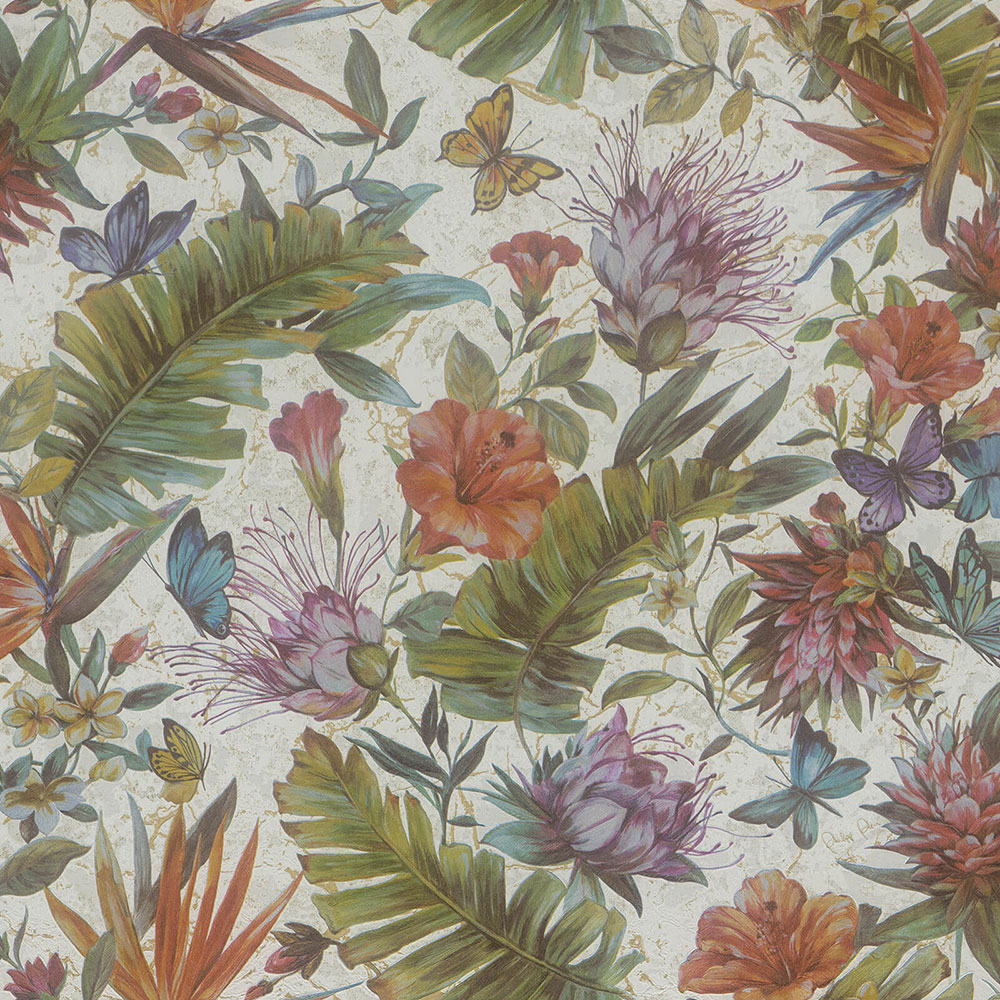 Floral luxury wallpaper Z80012 Philipp Plein, Zambaiti Parati