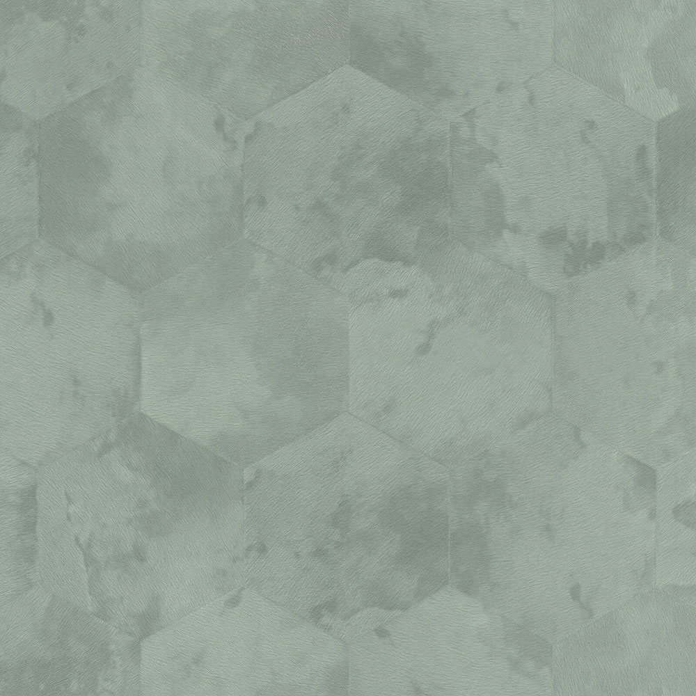 Green luxury wallpaper with geometric patterns Z80006 Philipp Plein, Zambaiti Parati