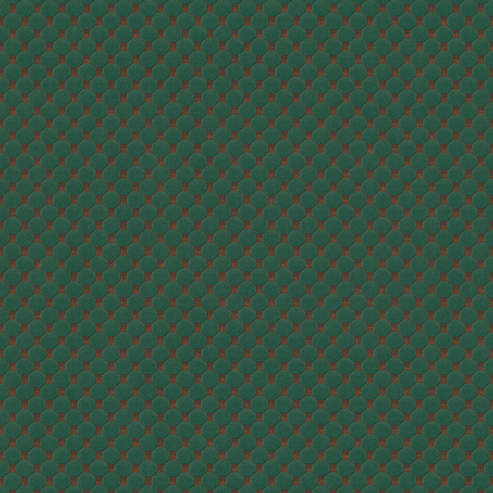 Green geometric wallpaper 220965, Inspire, BN Walls