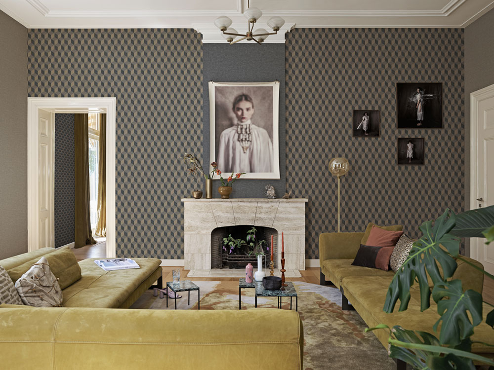 Geometric 3D wallpaper 220359, Inspire, BN Walls