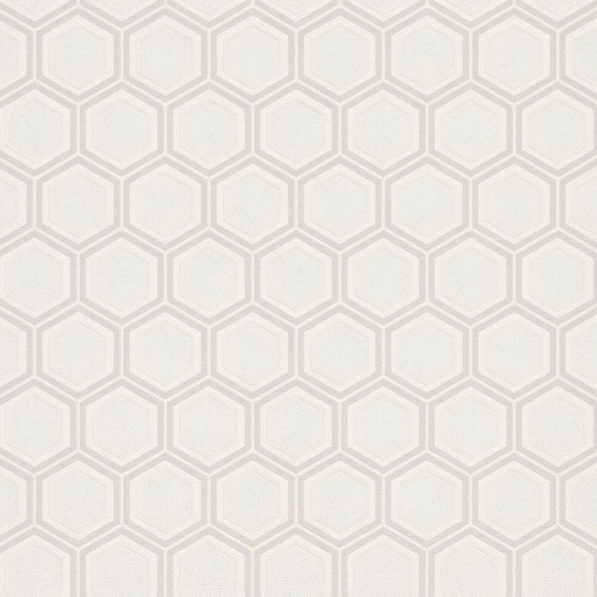 Luxury cream geometric pattern wallpaper Z76022, Vision, Zambaiti Parati