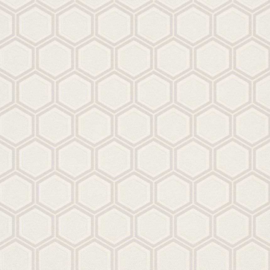 Luxury cream geometric pattern wallpaper Z76022, Vision, Zambaiti Parati