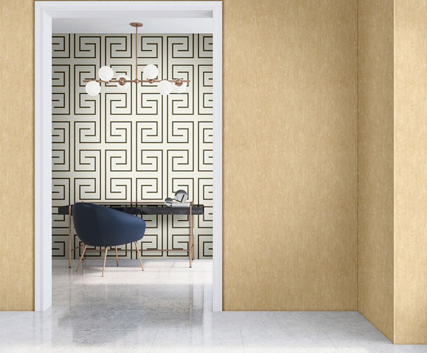 Luxury white geometric pattern wallpaper Z76001, Vision, Zambaiti Parati