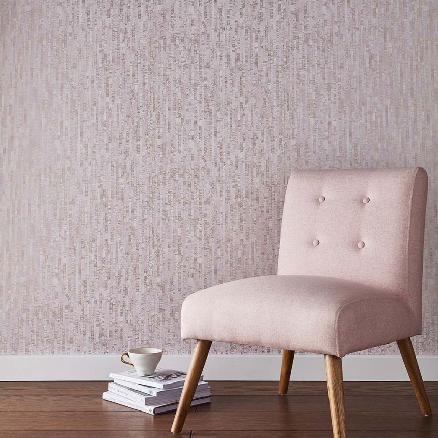 Rose-gold non-woven wallpaper 105107, Formation, Graham & Brown