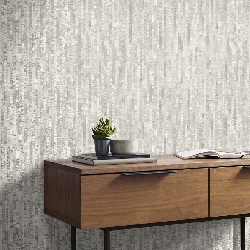 Gold-beige non-woven wallpaper 105106, Formation, Graham & Brown