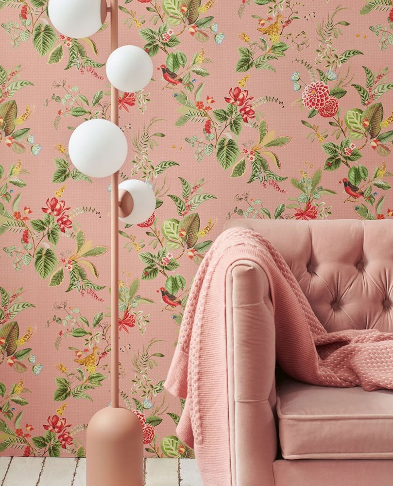 Non-woven wallpaper with flowers 300111, Pip Studio 5, Eijffinger |  Wallpapers Vavex • More than 12000 designs • Wall murals |  