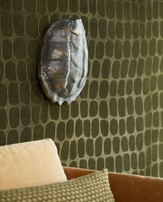 Luxury non-woven wallpaper with a flock 300563, Skin, Eijffinger