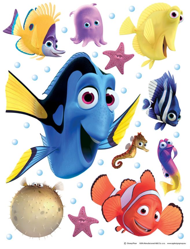 Children's wall sticker DK 1705, Disney Nemo, AG Design
